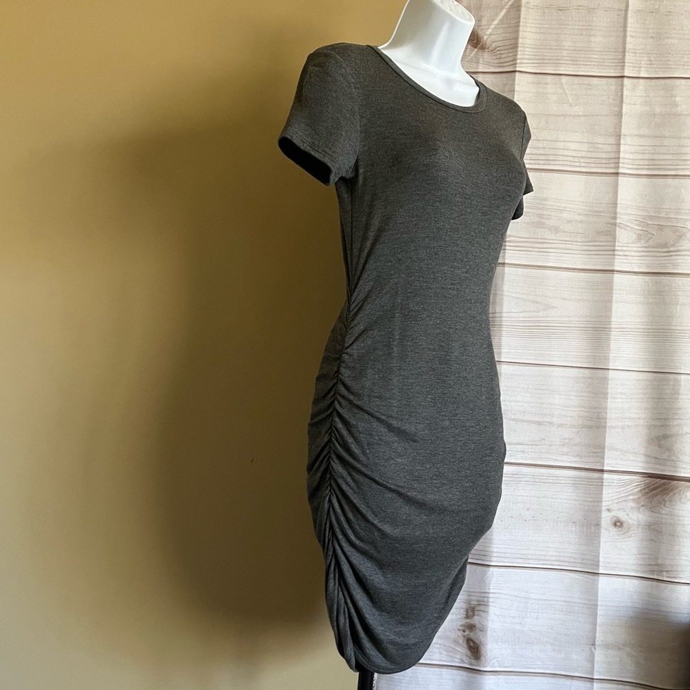 Antistar Ruched Tshirt Mini Dress